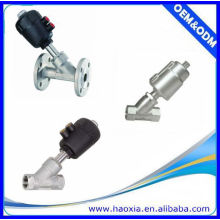 Two-way Double Actuator Piston-Operated Angle Seat Valve With Plastic Head